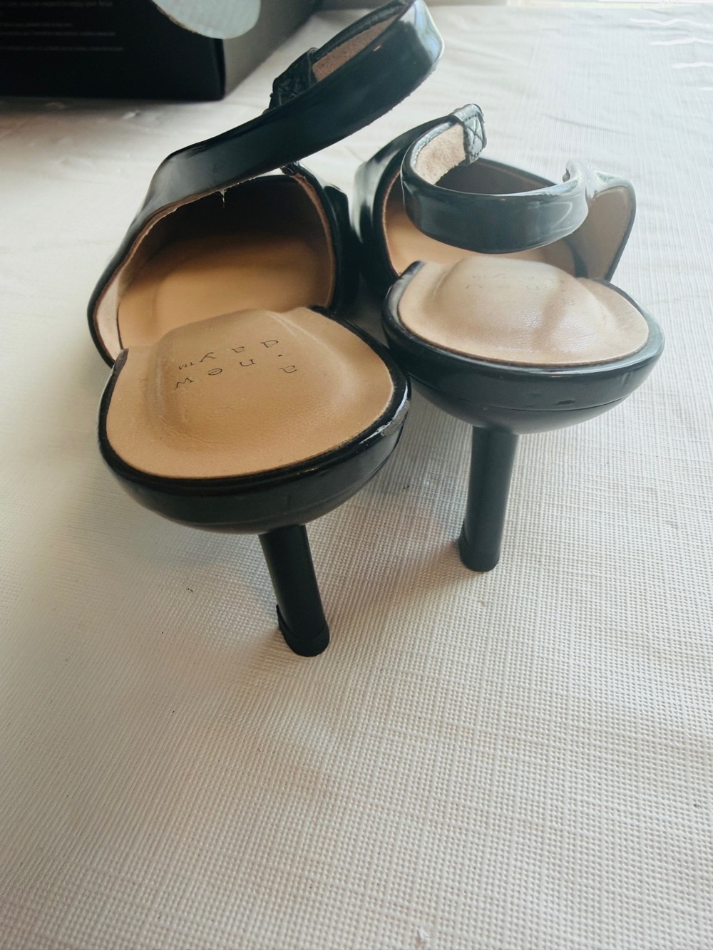 a new day Black Pointed-Toe Slingback Heels - Picture 4 of 7